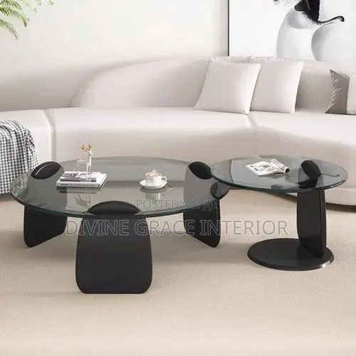 Classy Tempered Glass Top Coffee Table