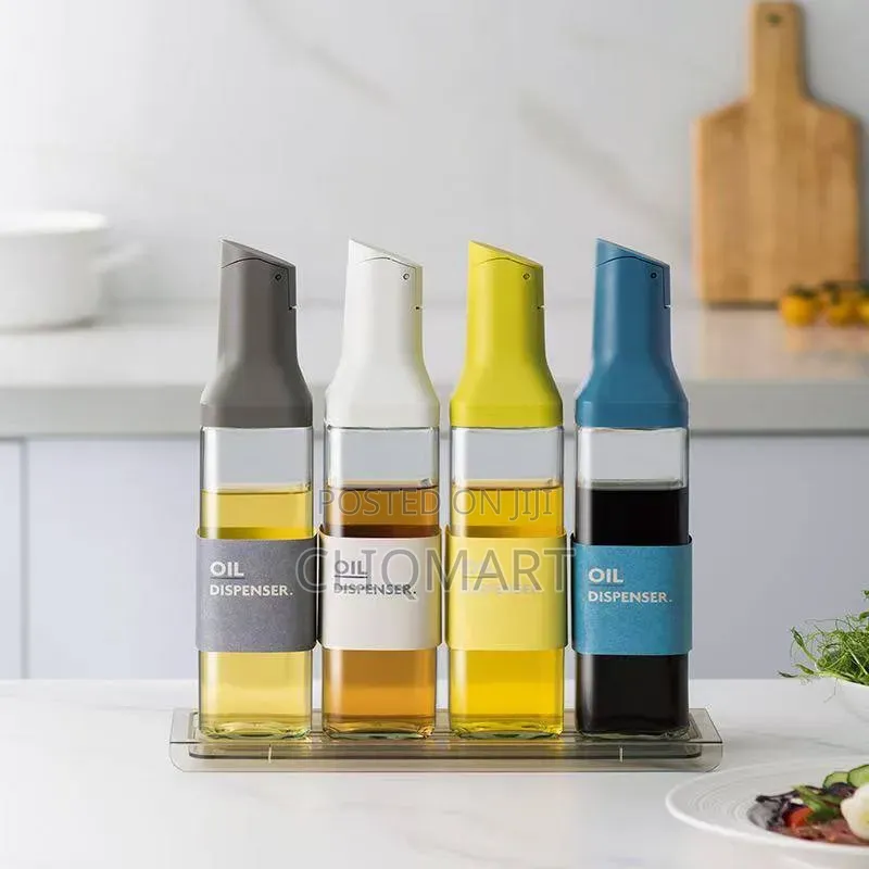 Oil Dispenser Bottle With Pourer Spout, No Drip