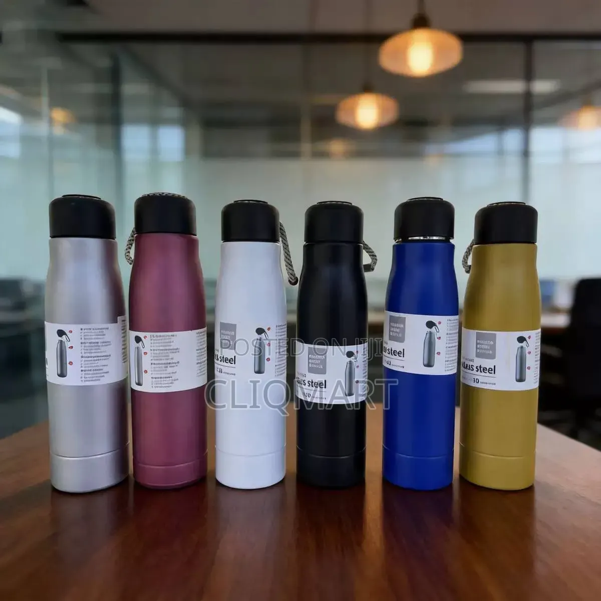 Thermos Vacuum Flask With Rope Handle