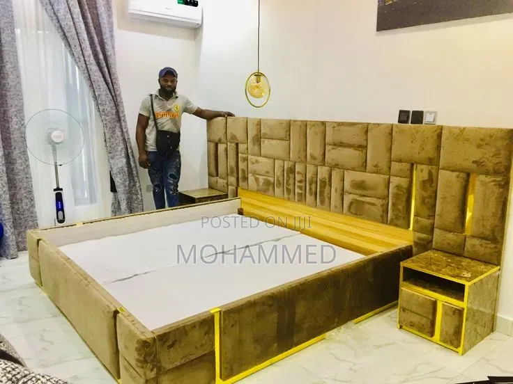 Upholstery 6 by 6 Bedframe.