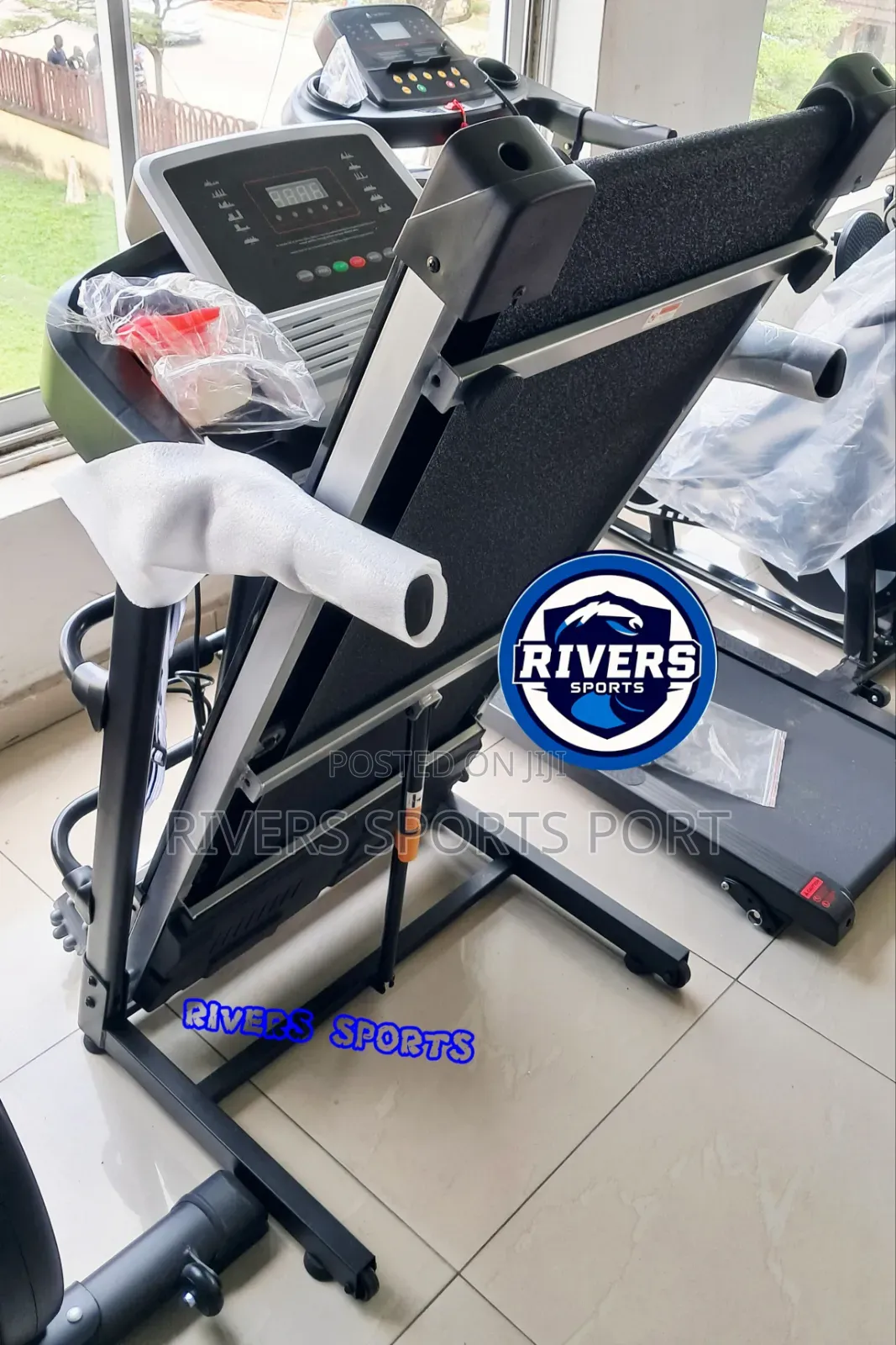 2hp Electric Fat Burner Treadmill With Massager Foldable Manual Inclin