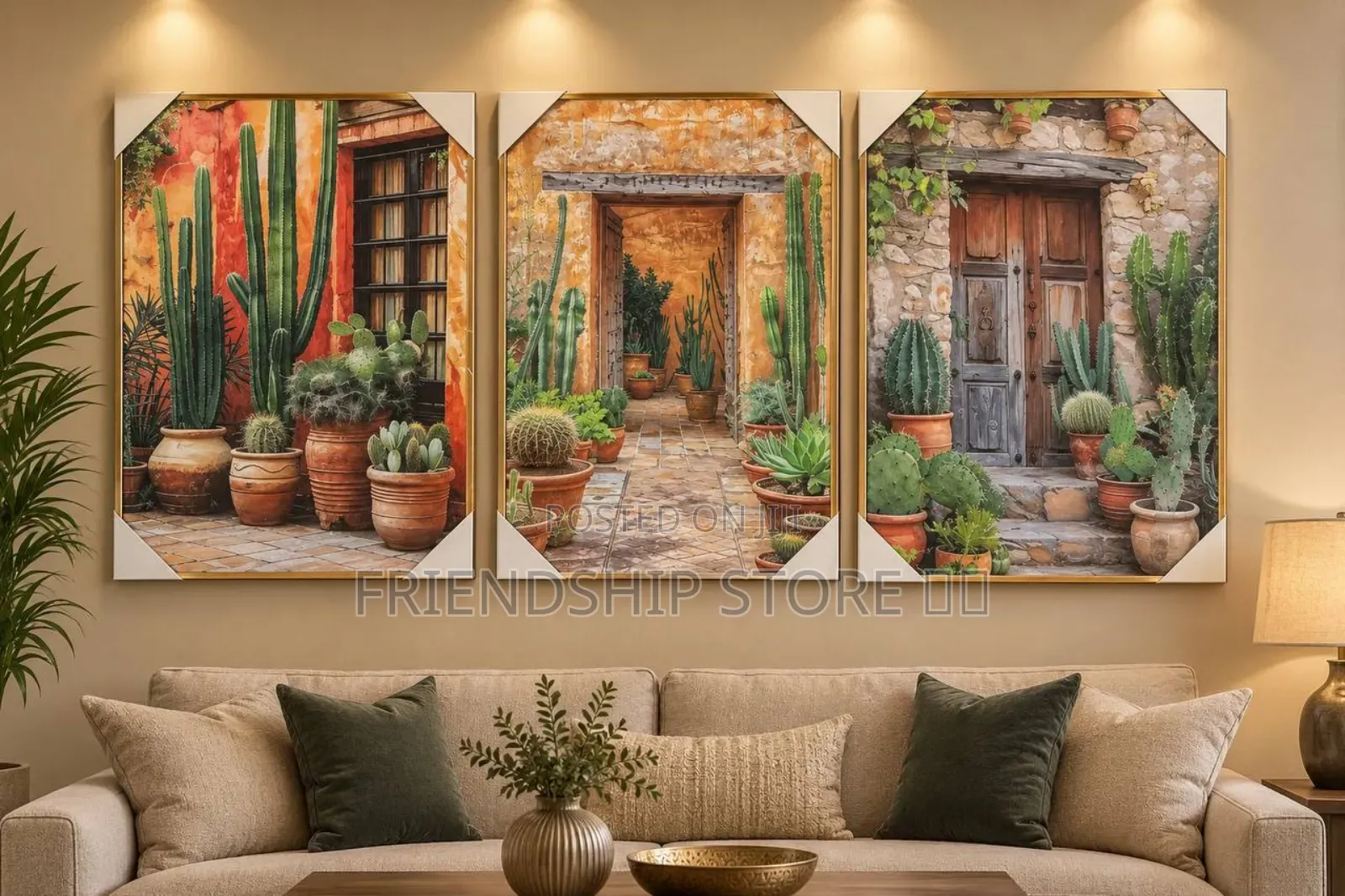 3pcs Set Crystal Acrylic Wall Frame 40 by 60cm (*3)