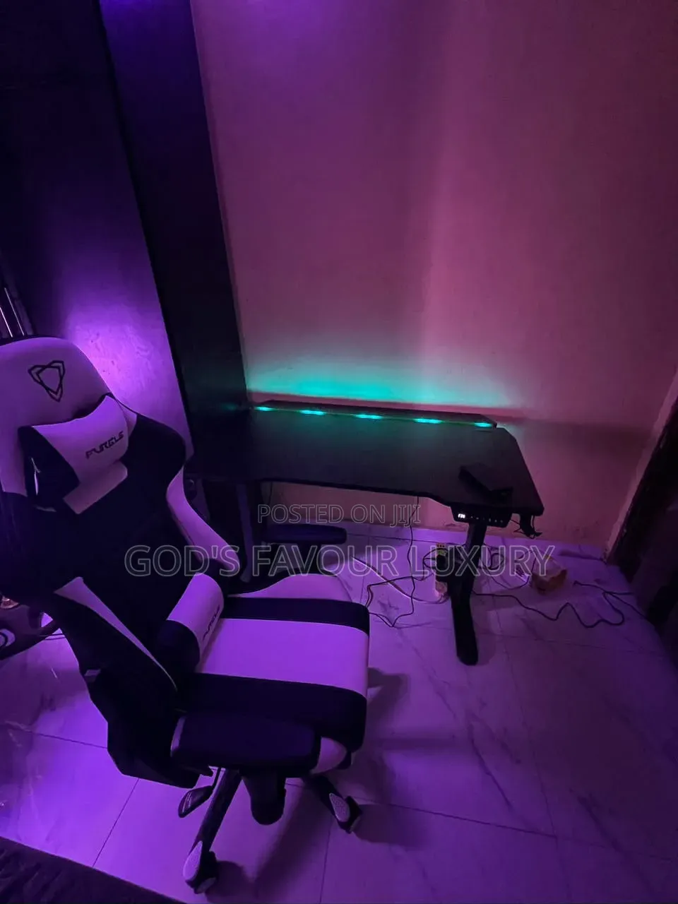 Electric Adjustable Desk and Chair