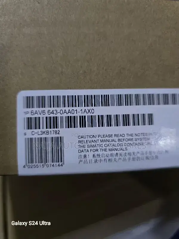 6av6643-0aa01-1ax0 | Siemens Simatic Hmi | Op Panel Tp277- 6"