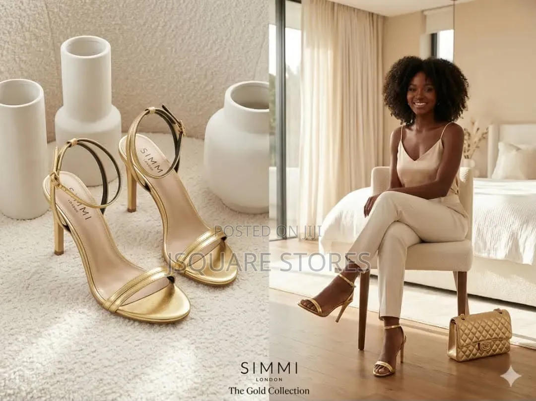 Brand: Simmi London Colour: Gold Size: 37 to 42 With Box