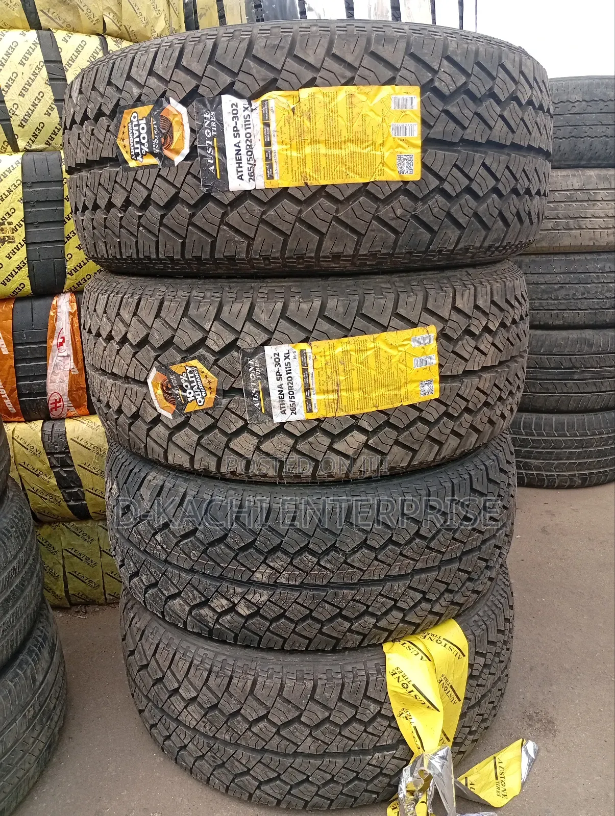 265/50 R20 Austone Tire (Brand New and First Grade Tokunbo)