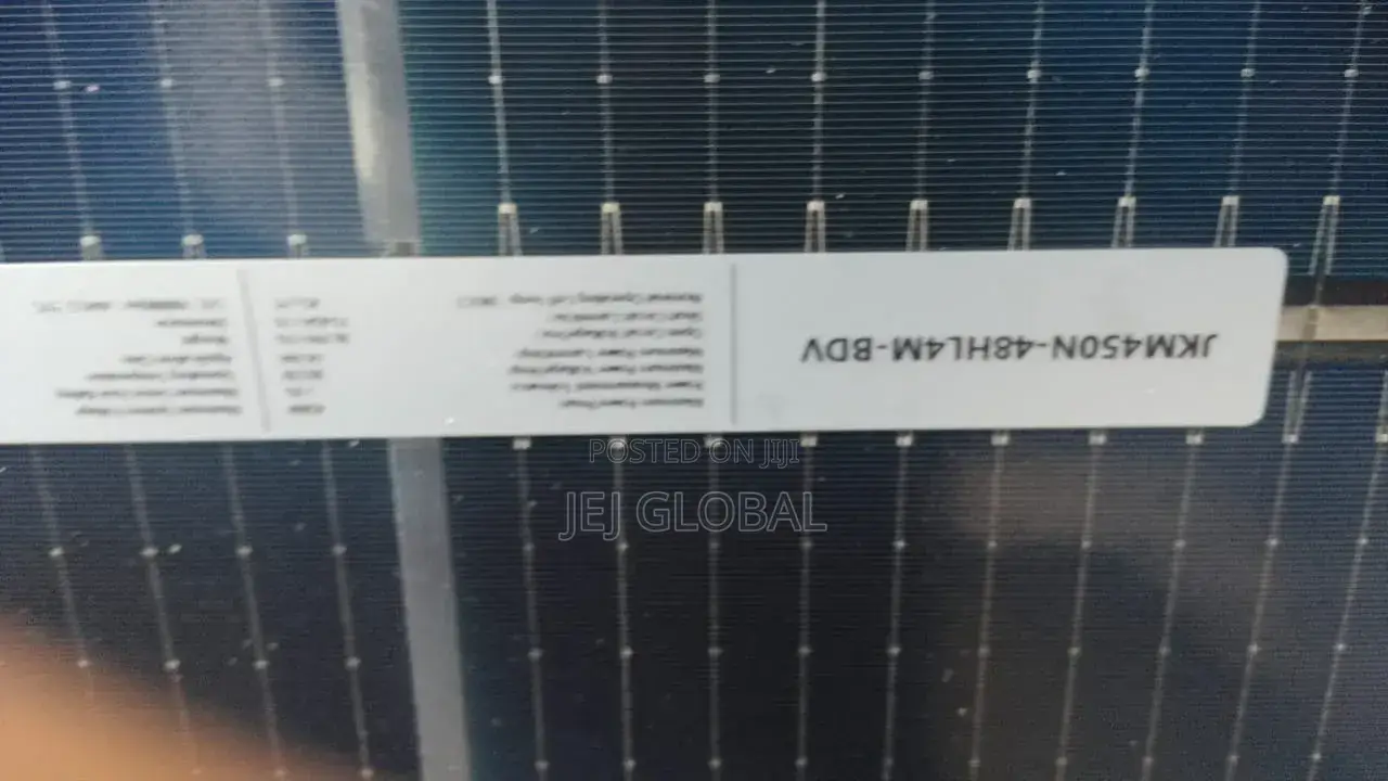 Jinko Solar 450W Monocrystalline Solar Panel – JKM450N-48HL4M-BDV