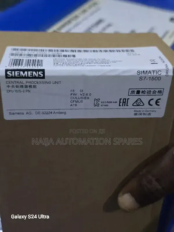 Siemens | 6es7515-2am01-0ab0 | Simatic S7-1500, Cpu 1515-2 Pn