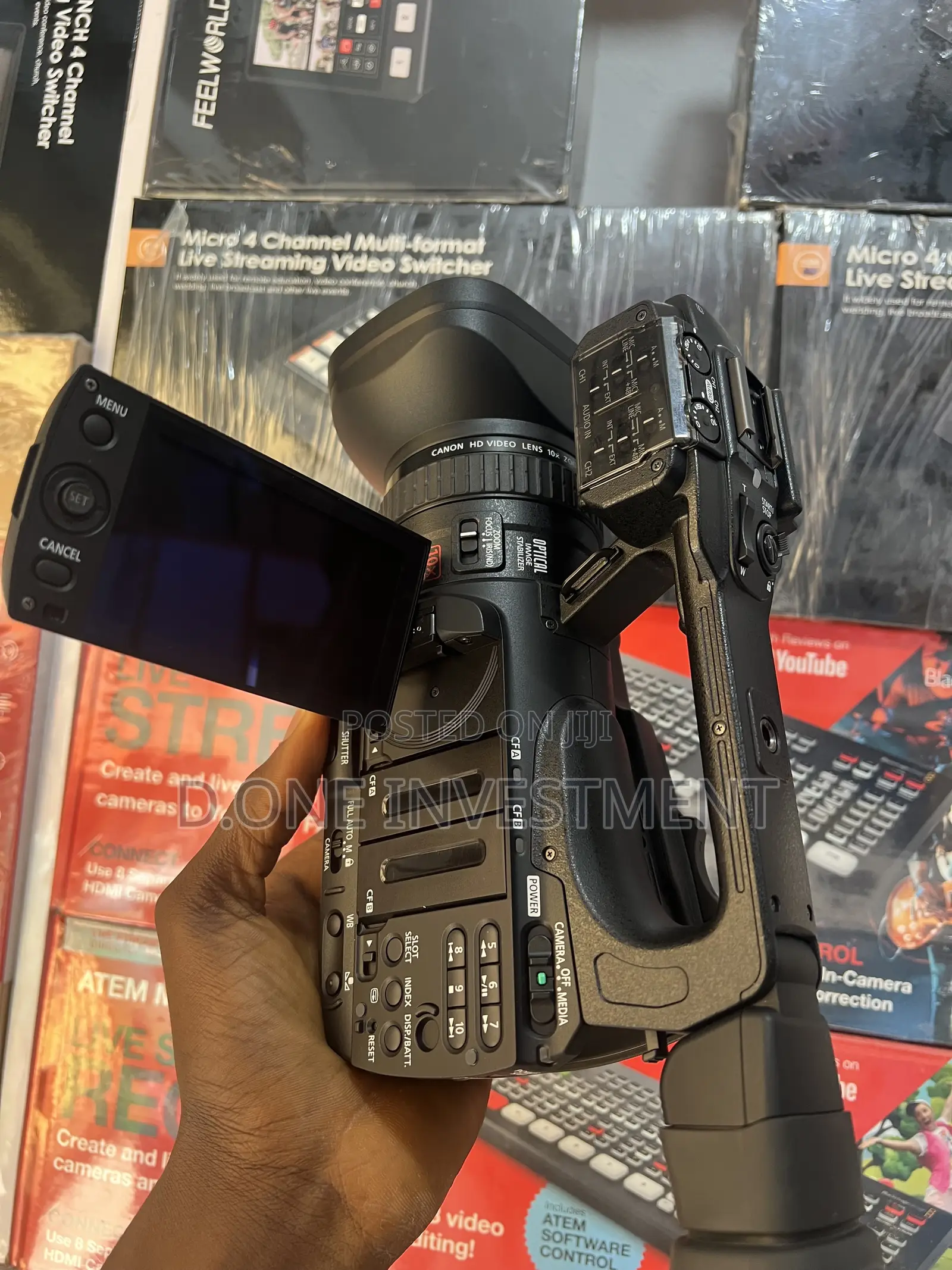 Canon Xf105 Hd Camcorder With Sdi and Hdmi Output