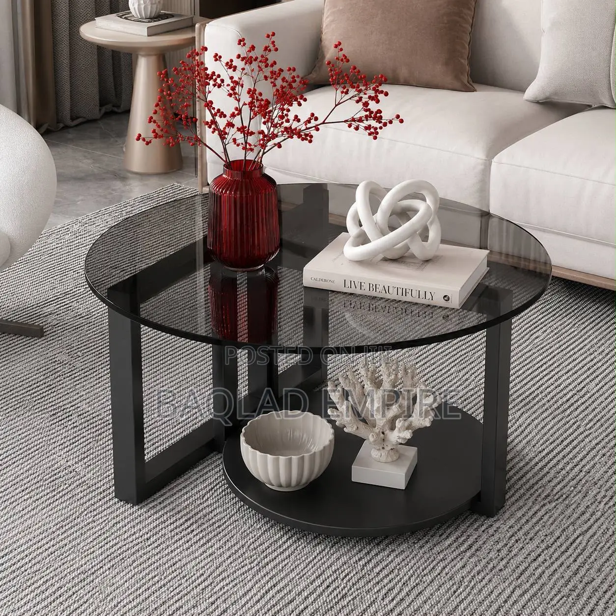 Minimalist Glass Center Table