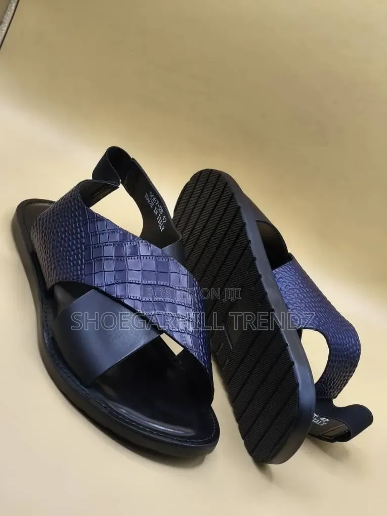 Leather Skin Men Palm Sandals