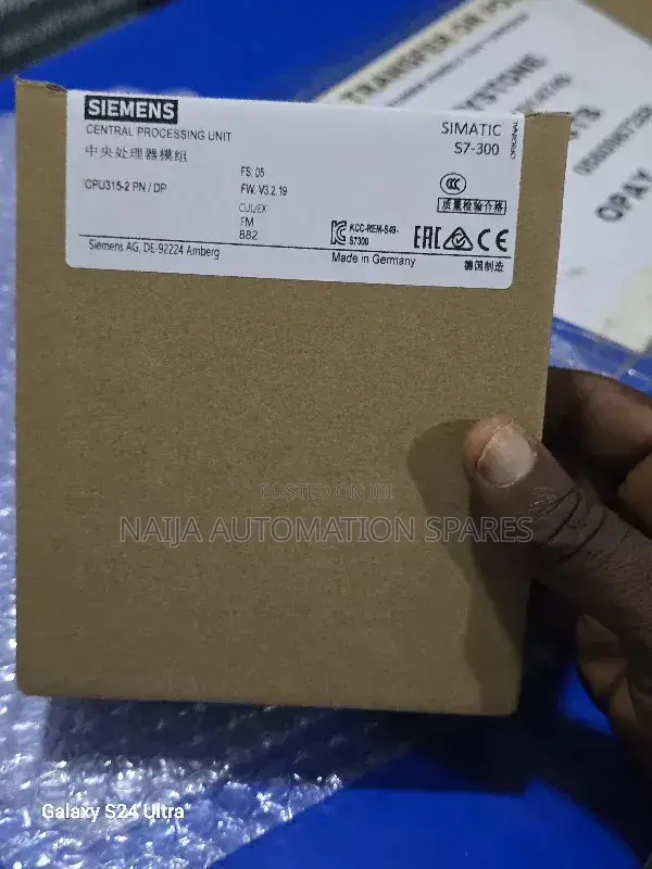 Siemens | 6es7315-2eh14-0ab0 | Simatic S7-300 Cpu 315-2 Pn/Dp
