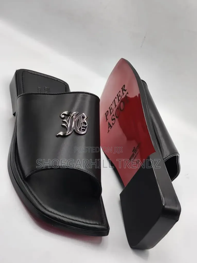 Durabe Peter Ascot Men Leather Palm Slippers | Comfy and Elegant