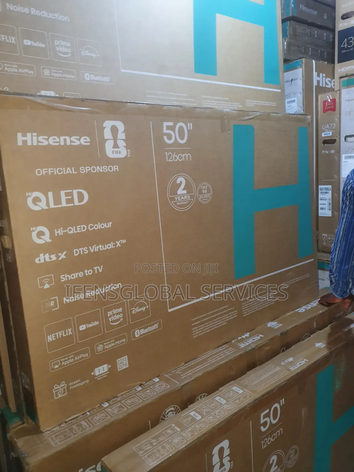 50" Qled Hisense Smart TV