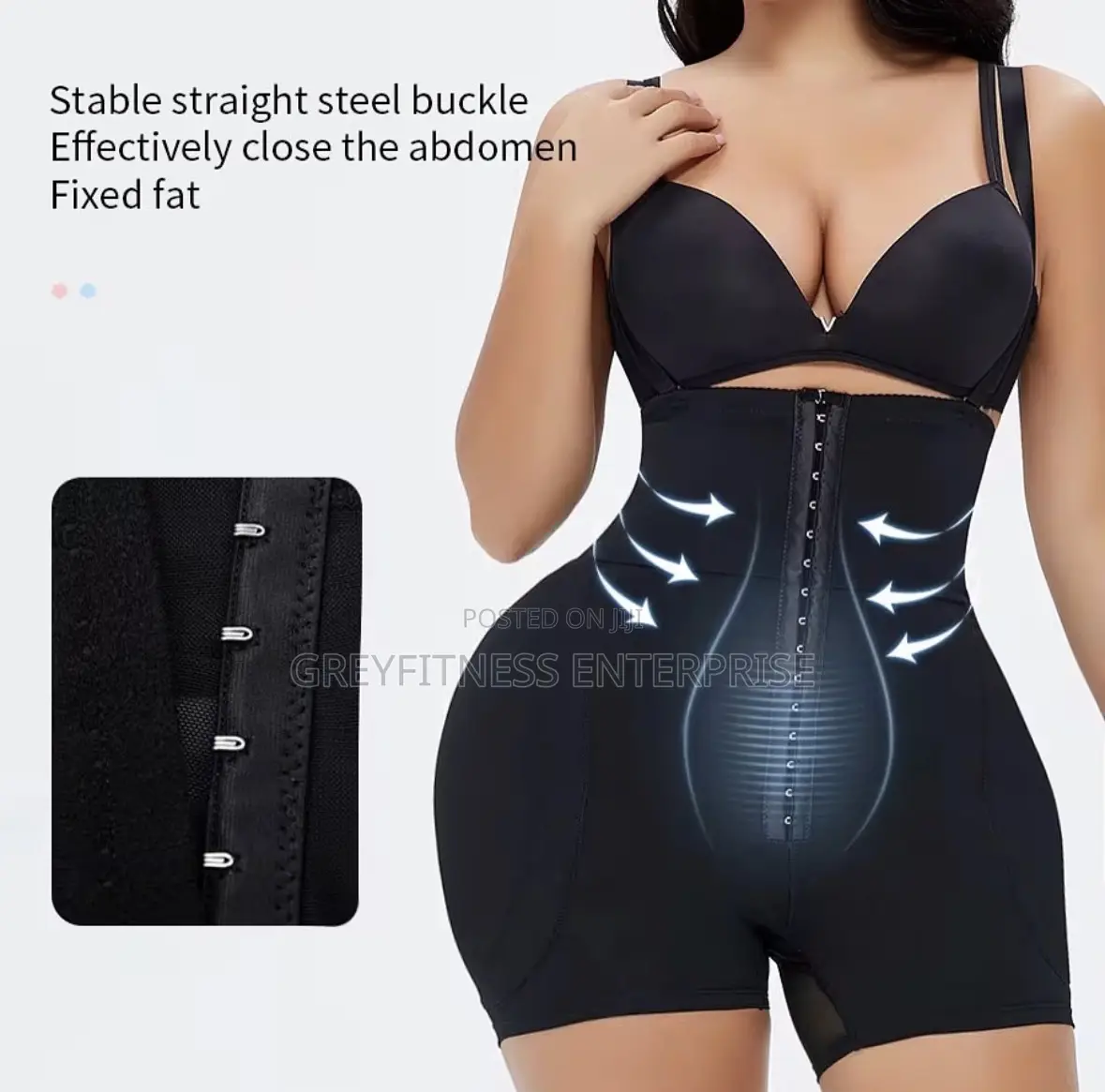 BBL Padded Hips and Butt Lift Tummy Slimming Tight With Hooks