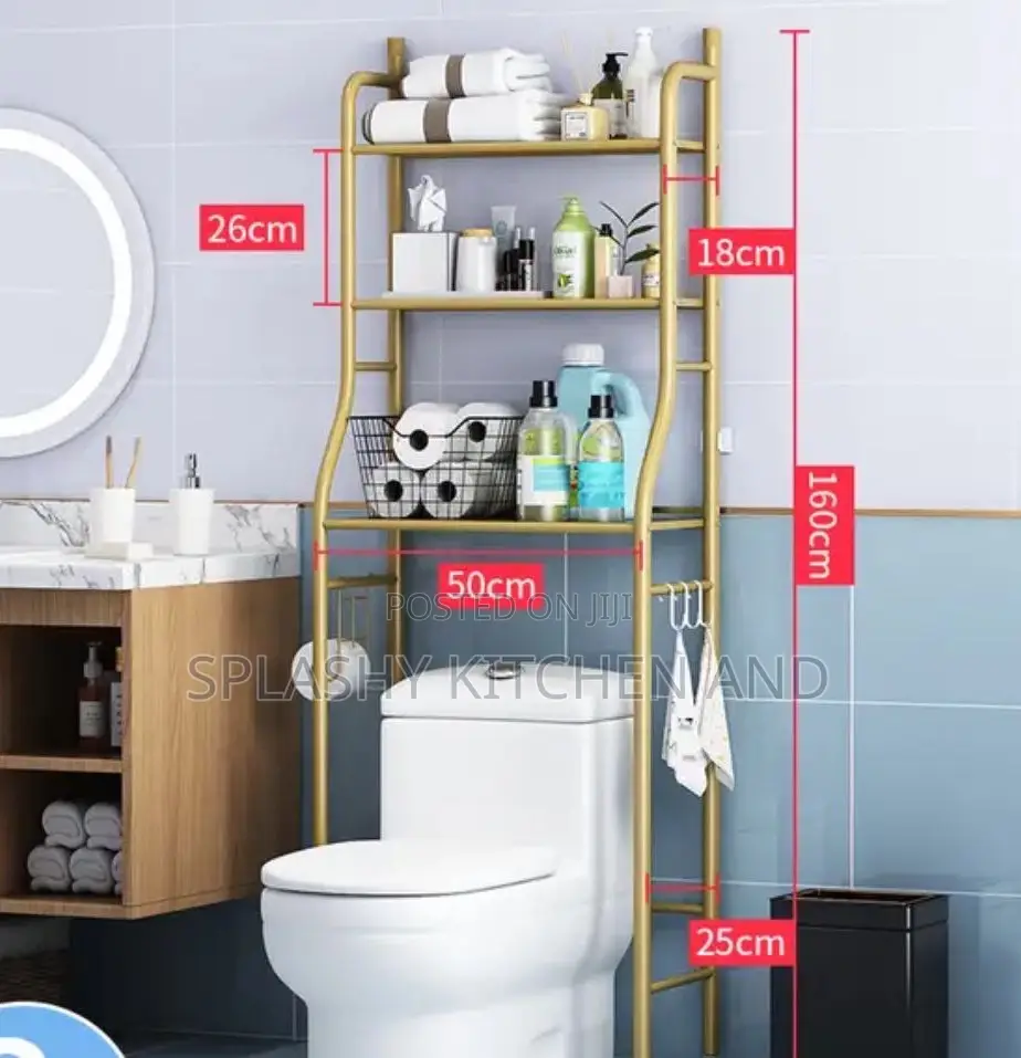 Multipurpose Over- The Toilet Rack WC Organizer RACK