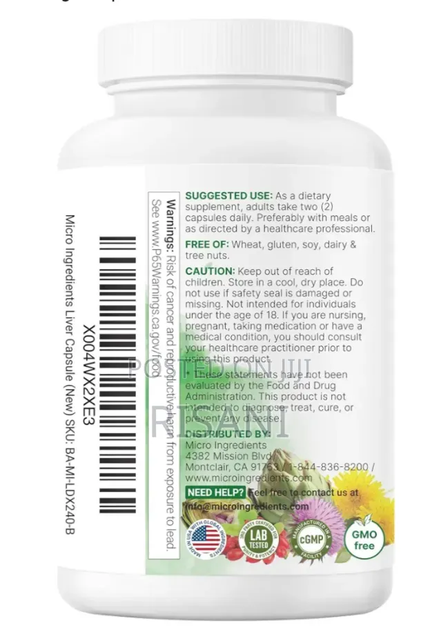 Liver Advanced+, 240 Veggie Capsules | 20-in-1 Complex With Milk Etc