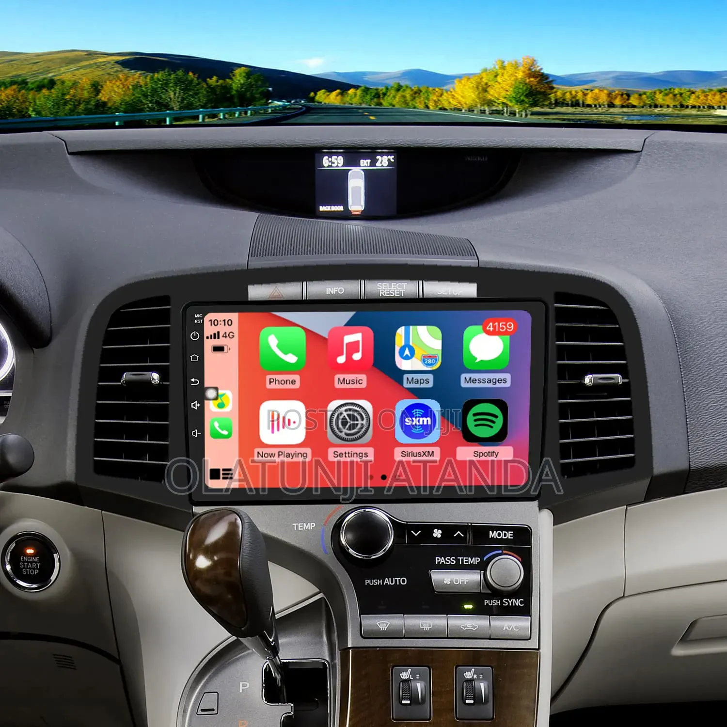 Toyota VENZA Android Car Player With Reverse Camera