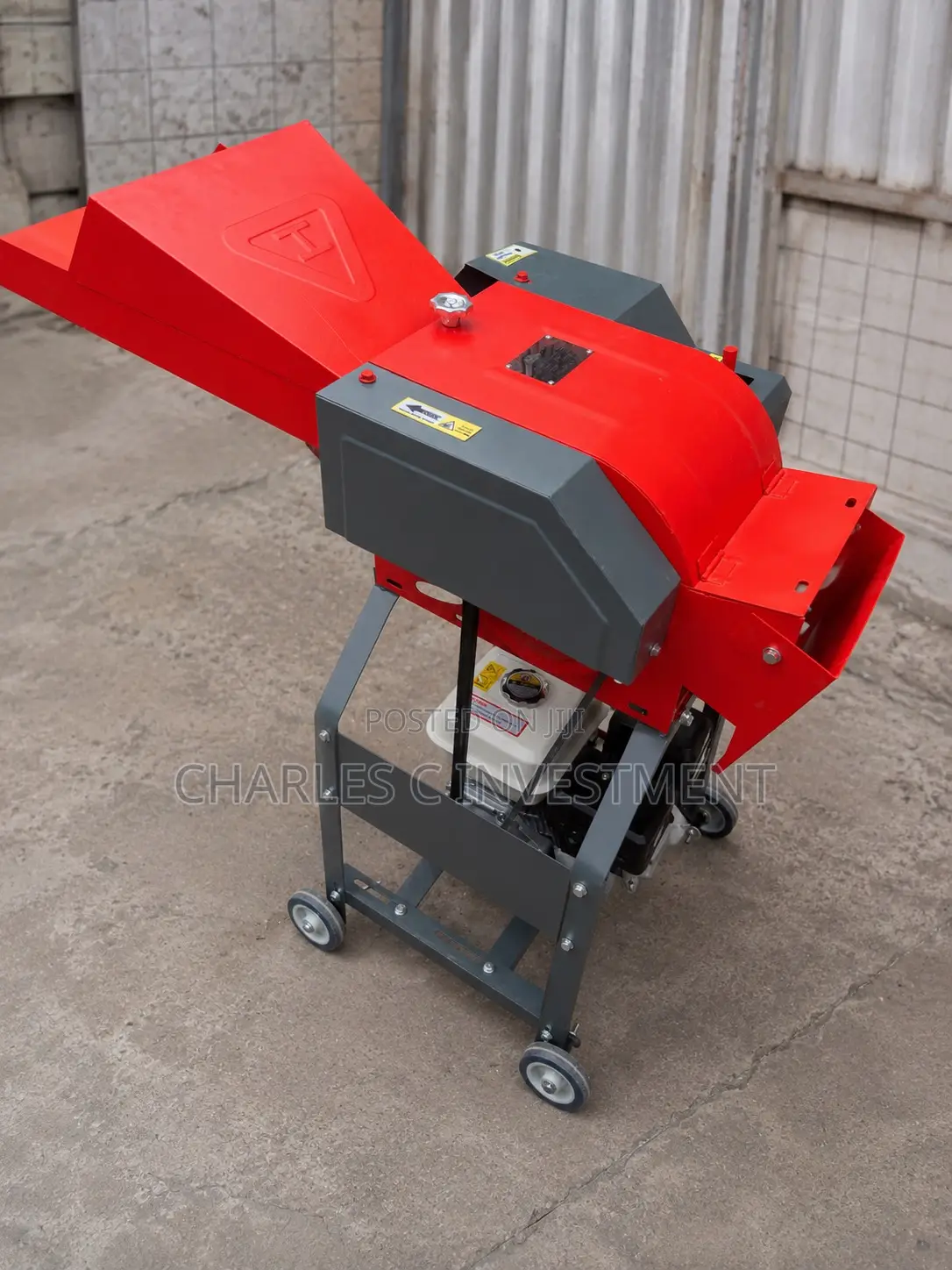 Chaff Cutter Machine - Animal Grass Feed Crusher