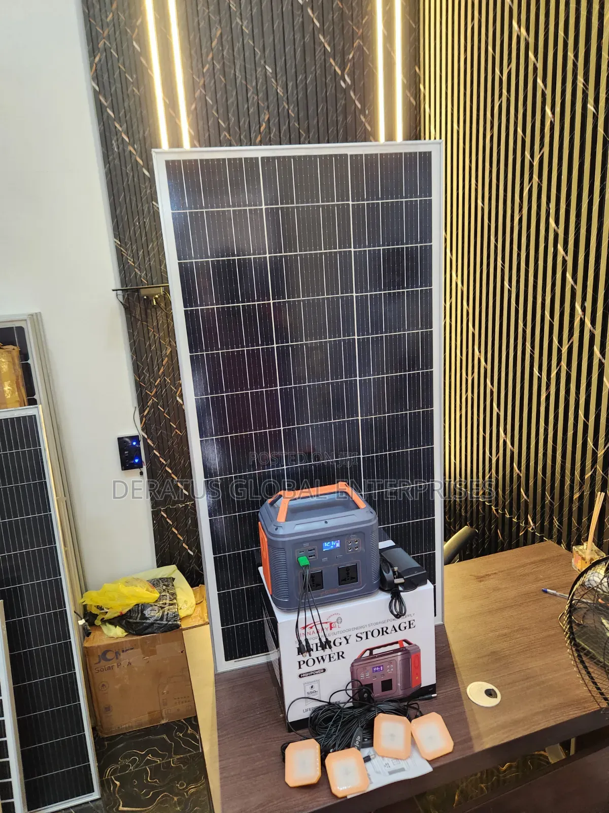 Reliable 550W Solar Generator With 150W Panel for Homes and Shops