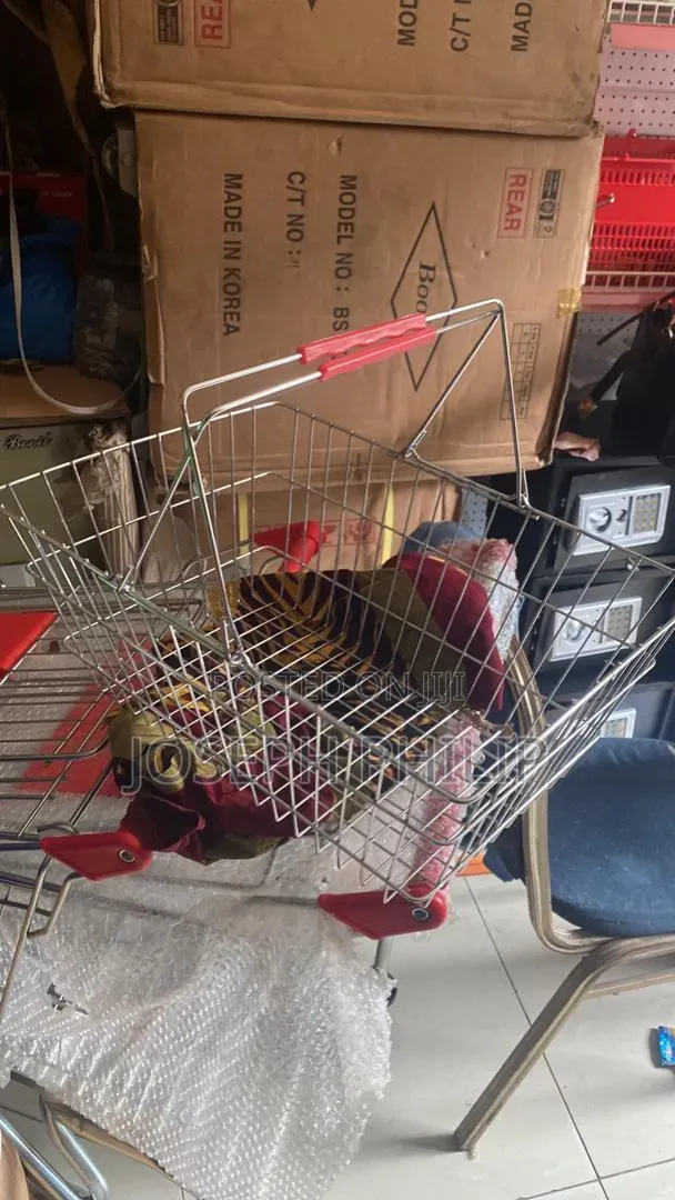 Stainless Steel Shopping Basket