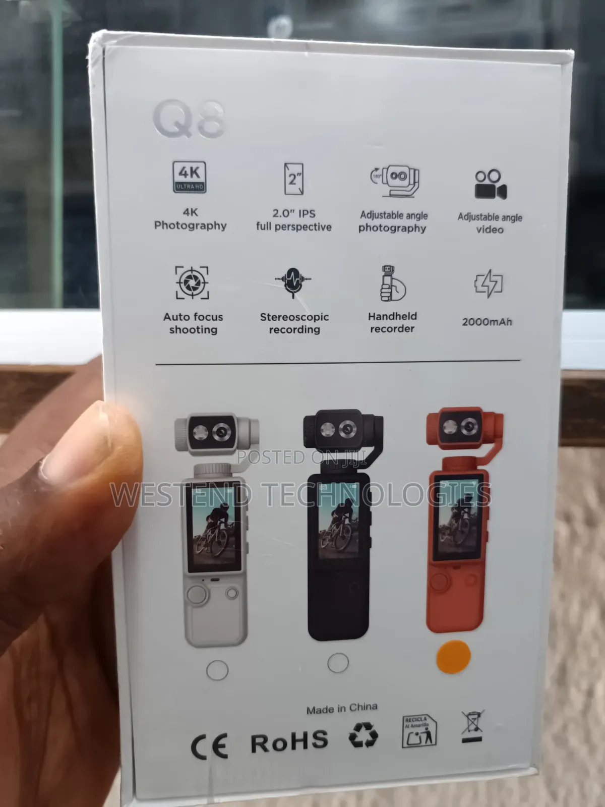  Ultra Pocket Action Camera Pocket Vlogging Camera