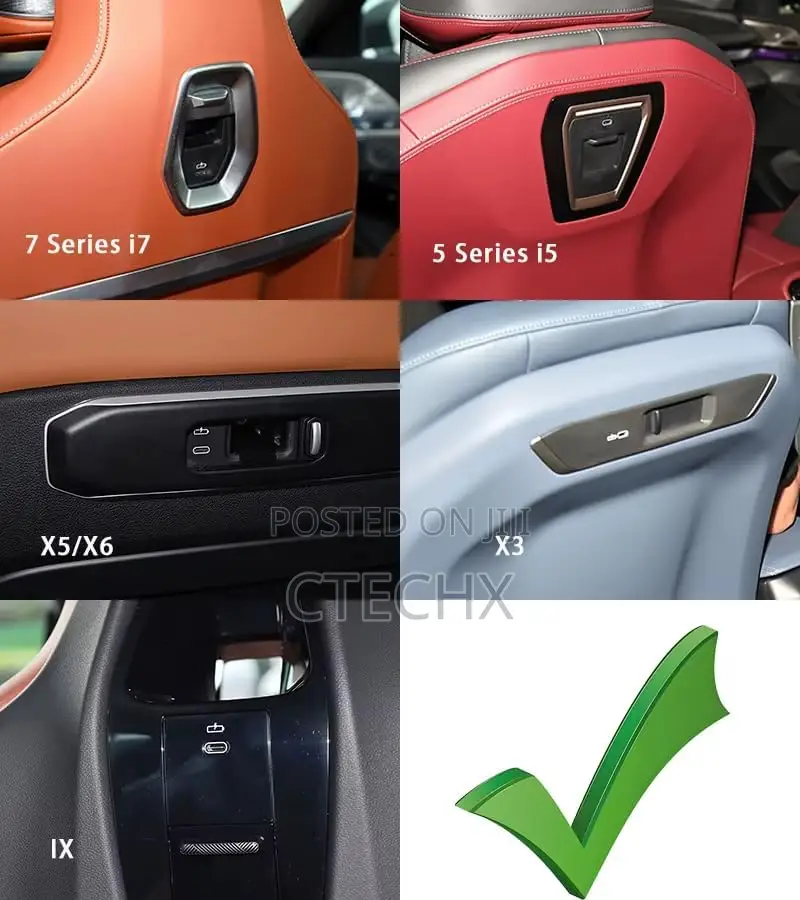 Rear Seat Magnetic Tablet Holder Compatible With BMW- Car Tablet Mount