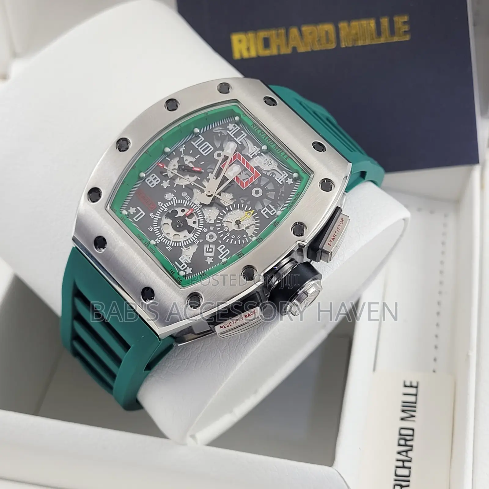 Richard Mille Rubber Strap Automatic Watch