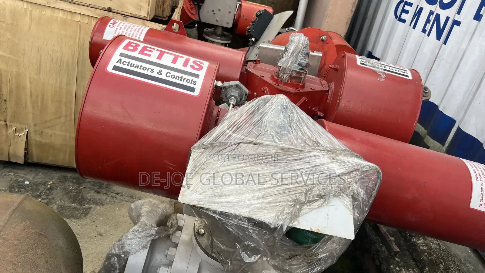 BETTIS Pneumatic Actuated Flanged Ball Valve
