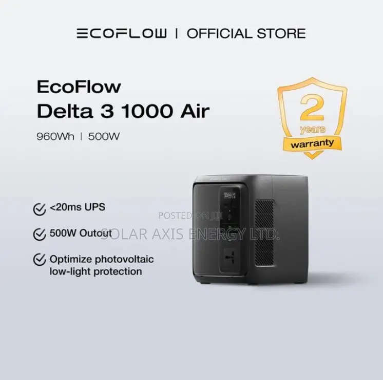 EcoFlow Delta 3 1000 Air Plus