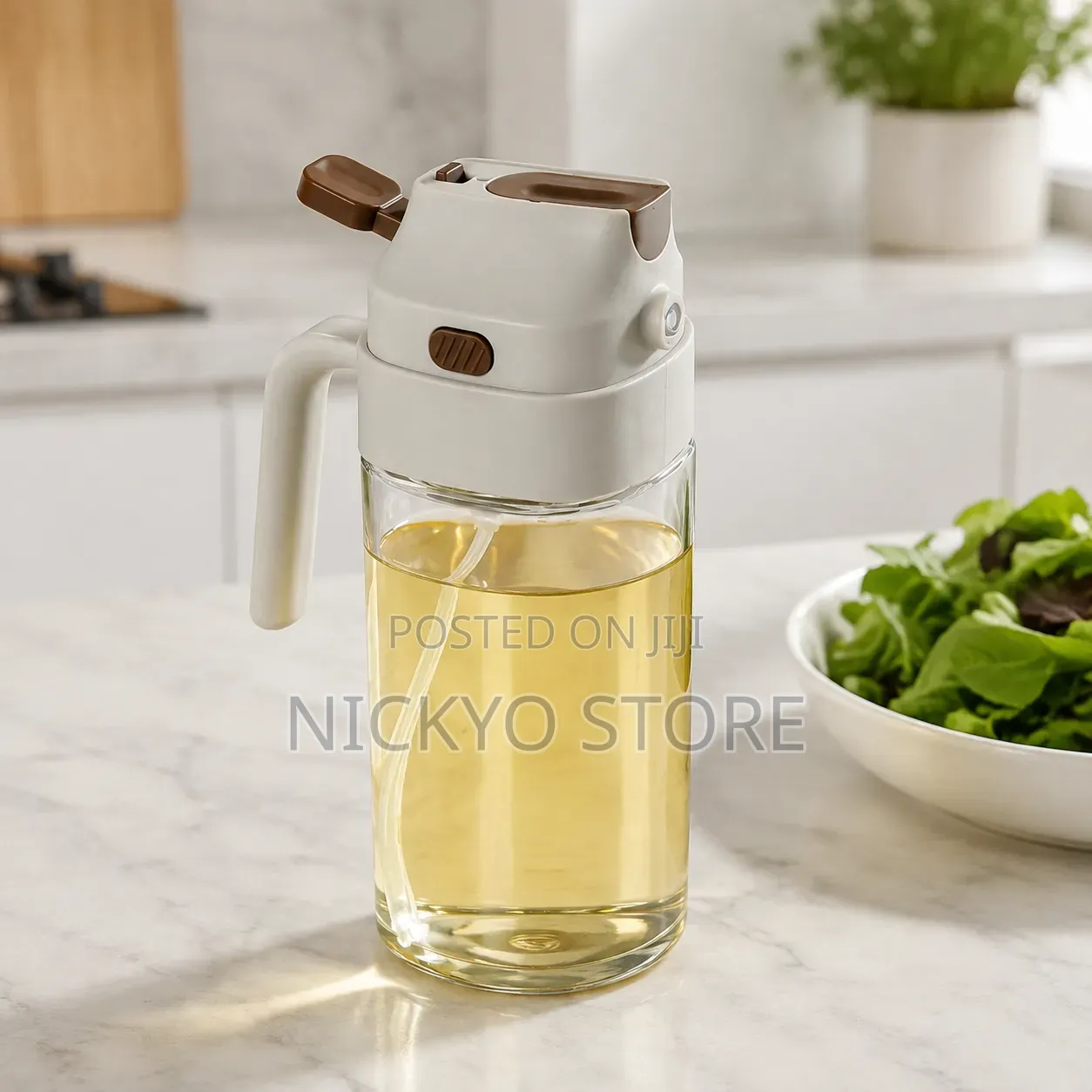 500ml Press-and-Hold Oil Dispenser