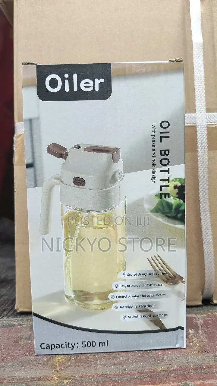 500ml Press-and-Hold Oil Dispenser