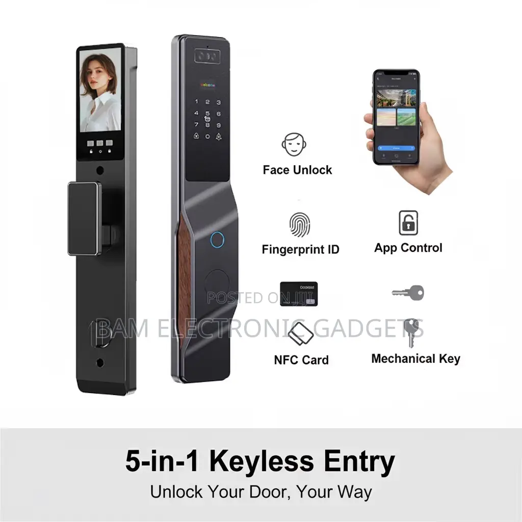 New Tuya Smart Door Lock - With Camera
