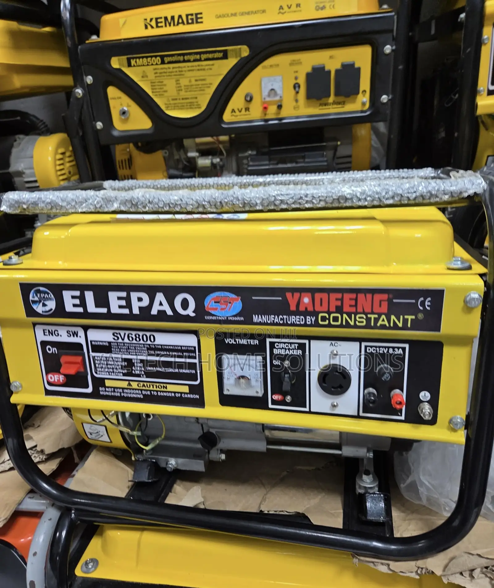 Elepaq SV6800 4.5KVA Manual Petrol Generator