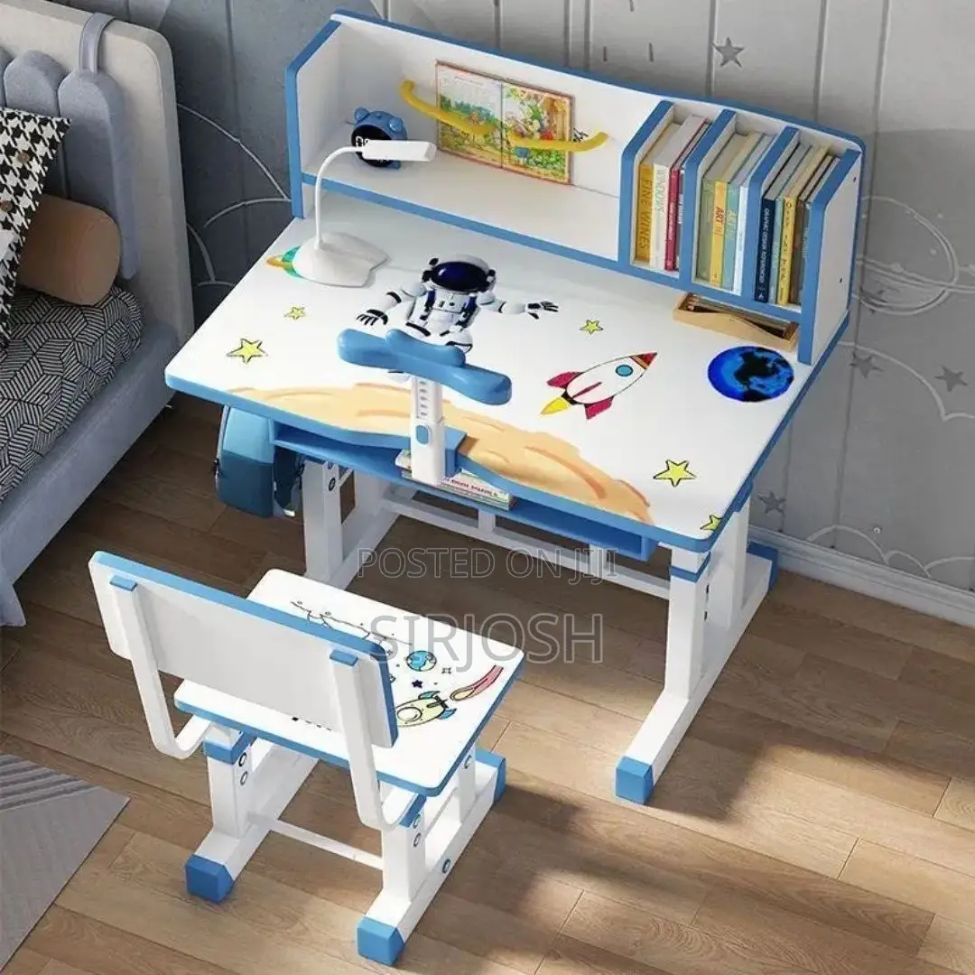 Modern Adjustable Children Study Writing Desk and Chair