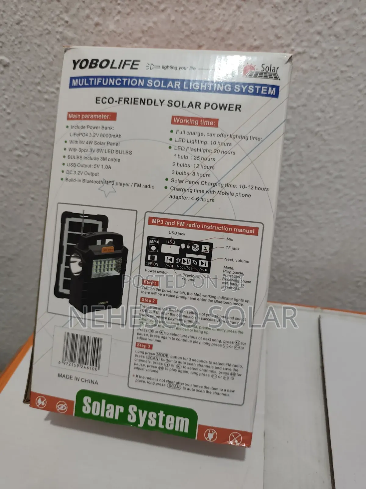 Original Yobolife Solar Kit – Light Up Your Home Without NEPA