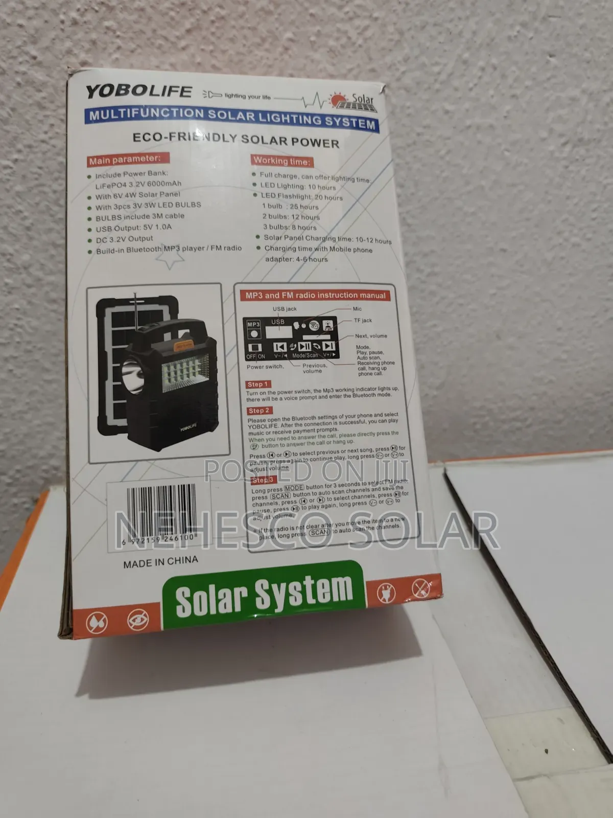 Yobolife Solar Digital Kit – Reliable Backup Light for Your Home
