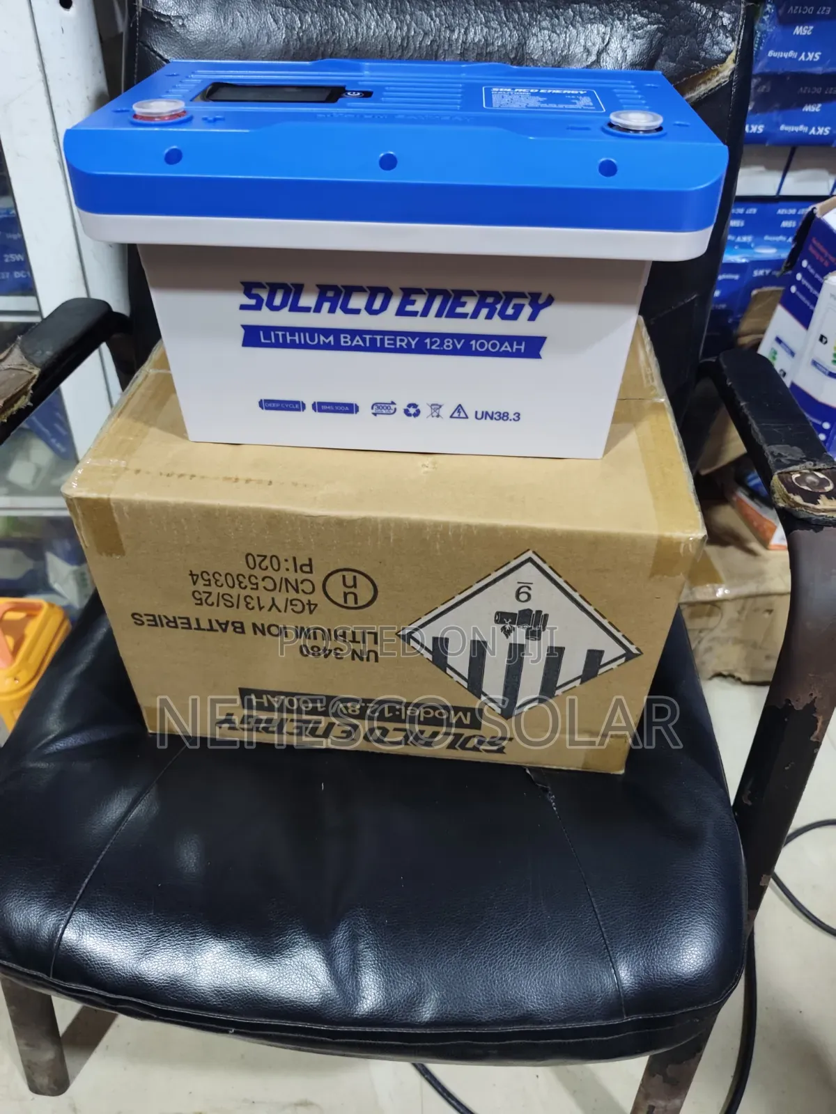 12V 100Ah Solaco Lithium Battery for Solar Inverter