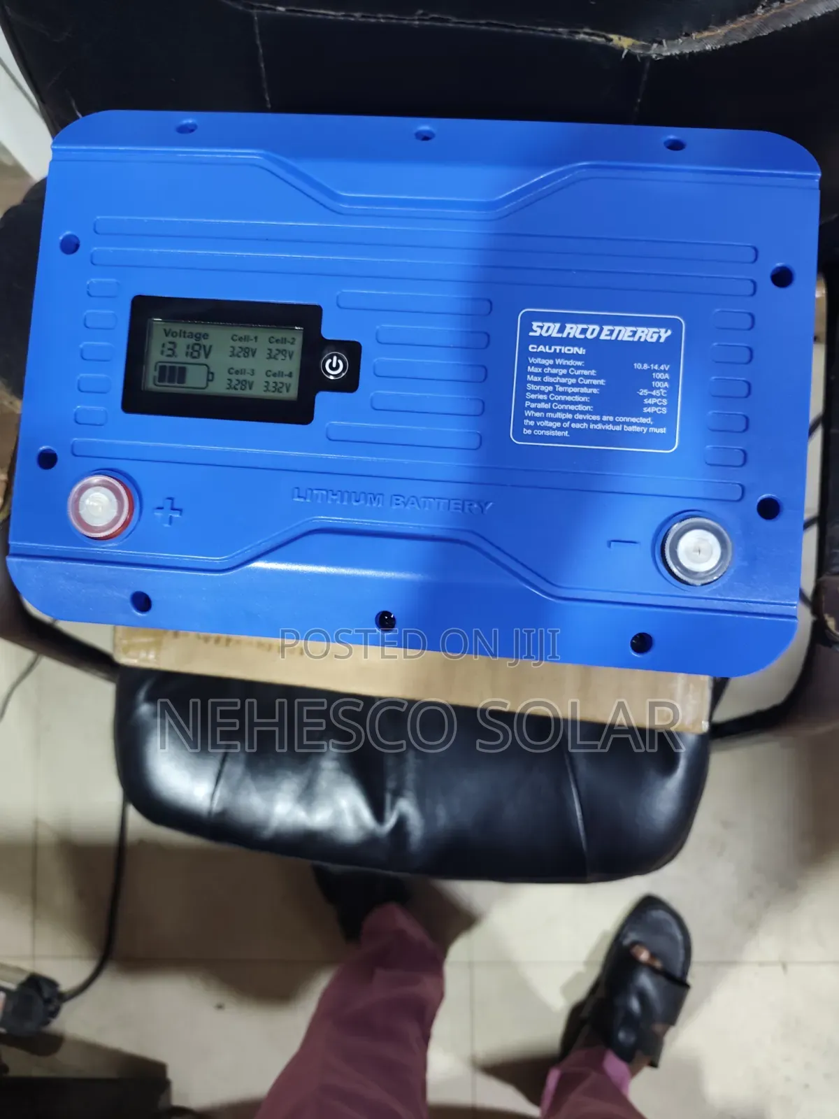 12V 100Ah Solaco Lithium Battery for Solar Inverter