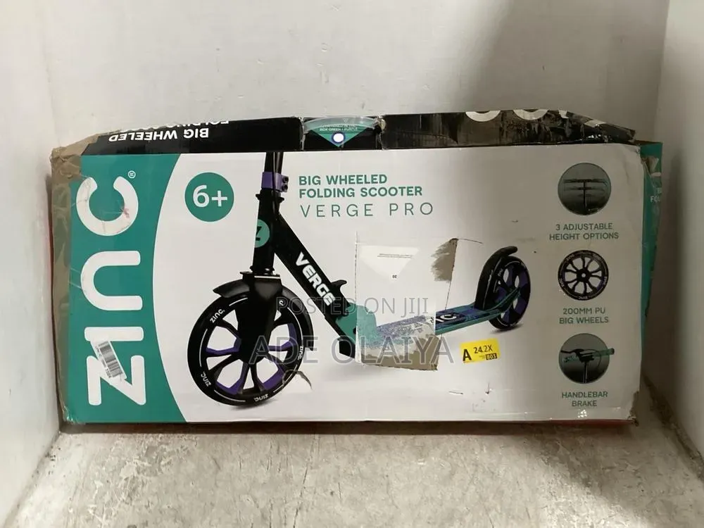 Zinc Verge Pro Folding Scooter Big Wheeled
