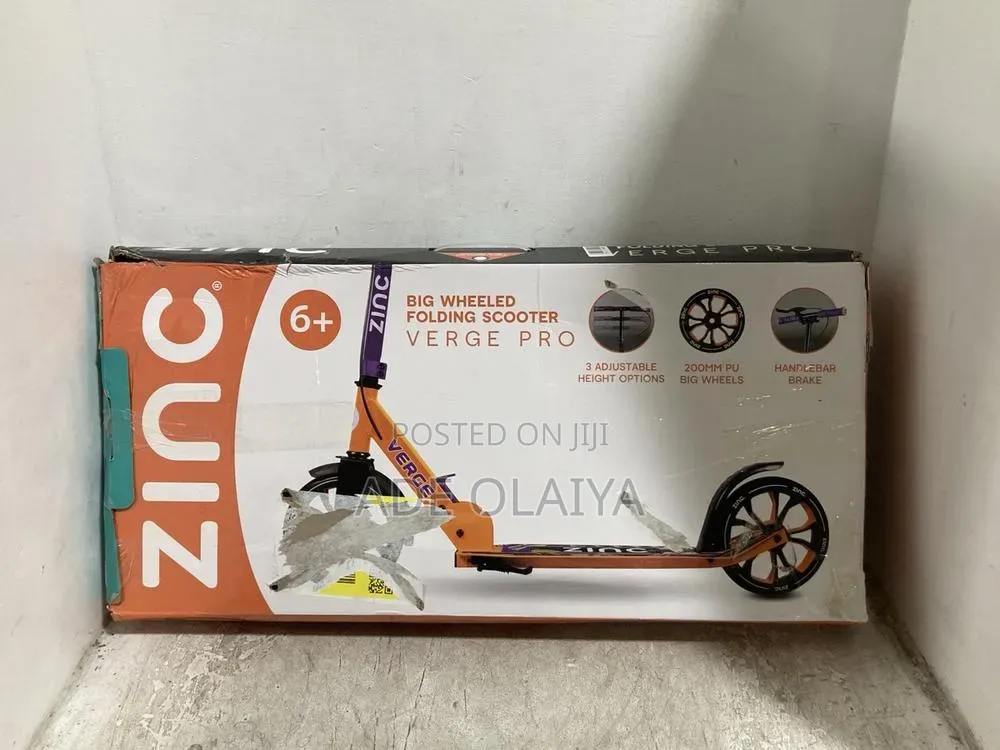 Zinc Verge Pro Folding Scooter Big Wheeled