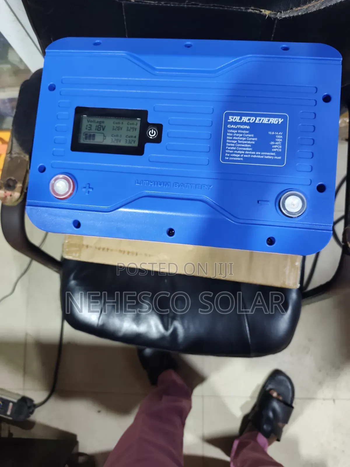 Solaco 1kWh LiFePO4 Battery – Deep Cycle Solar Battery