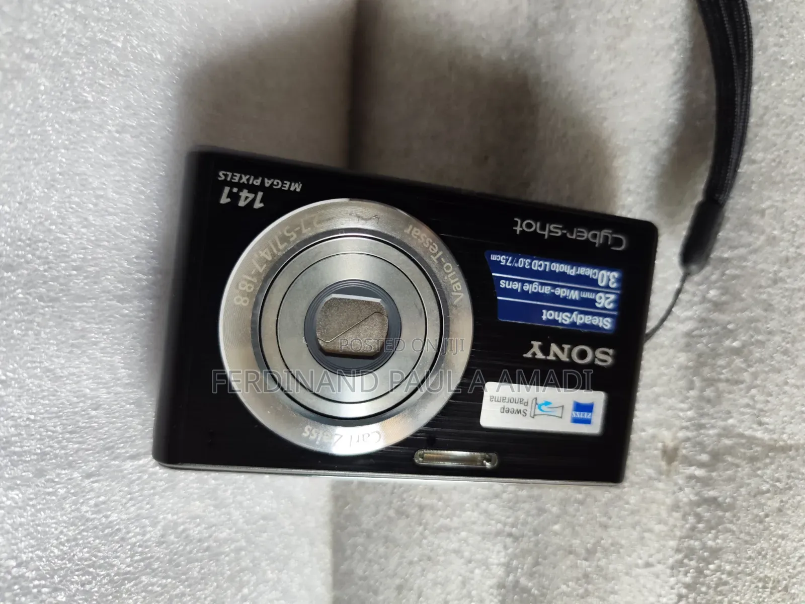 Sony Digital Photo Video Camera for Vintage Passport Snapping