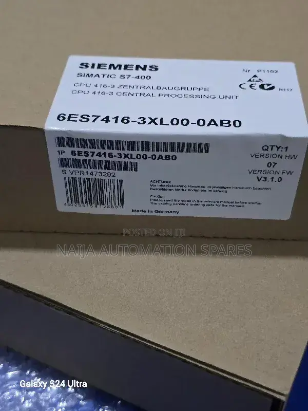 Siemens | 6es7416-3xl00-0ab0 | SIMATIC S7-400 CPU 416-3