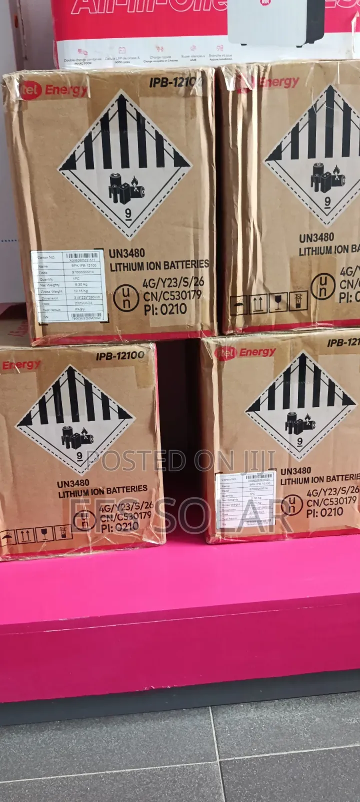 iTel Energy 12V 100Ah LiFePO4 Lithium Battery