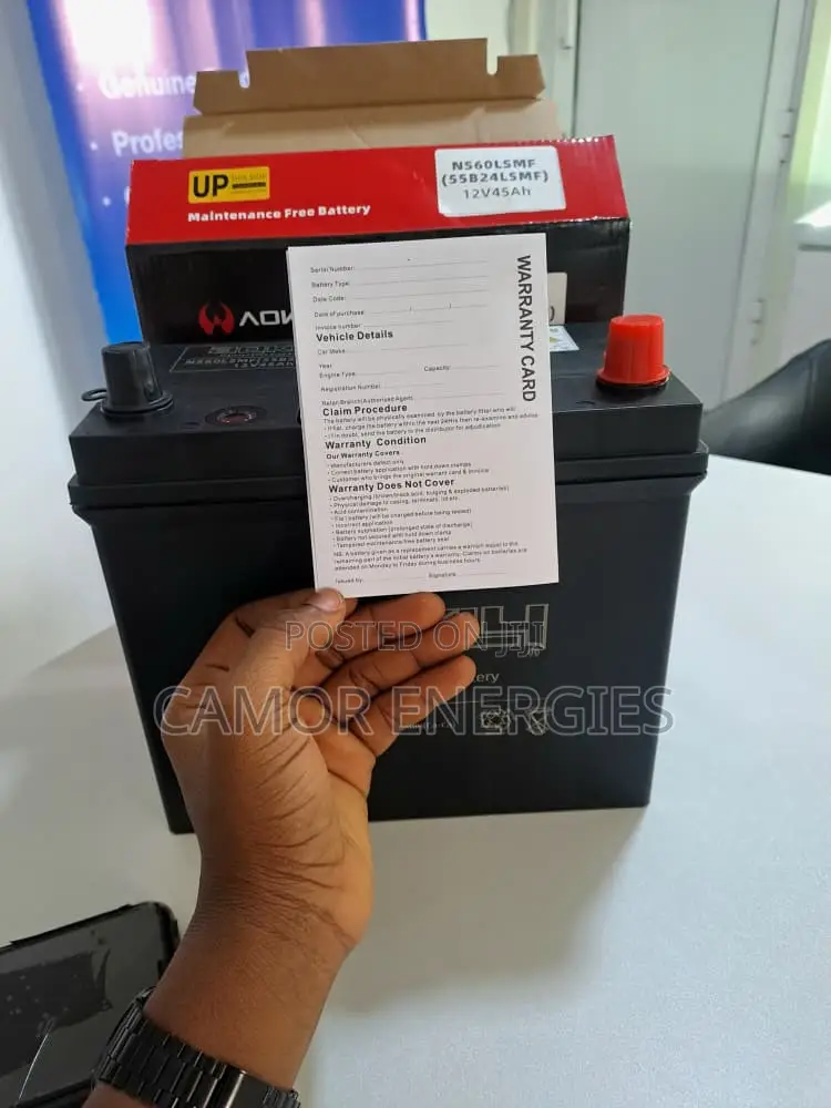 Original China 45Ah Car Battery | Aokly | 6-Month Warranty