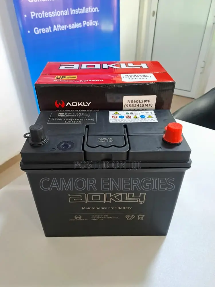 Original China 45Ah Car Battery | Aokly | 6-Month Warranty