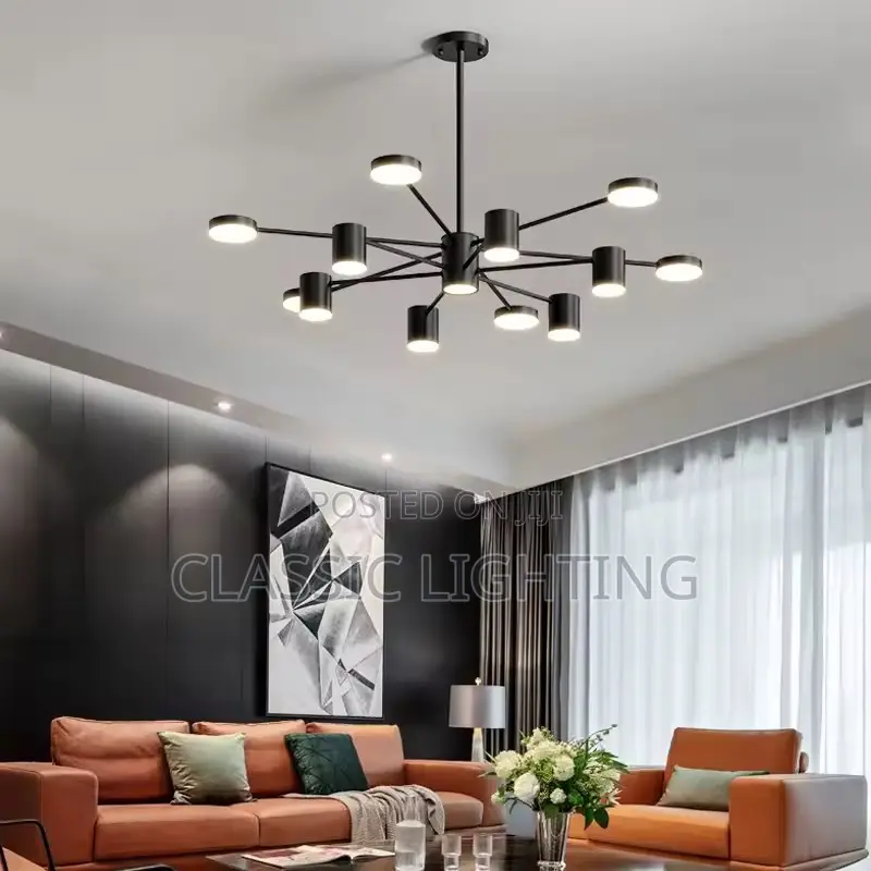 Nordic Led Chandelier Modern Minimalist Living Room Lustre Room Lamp