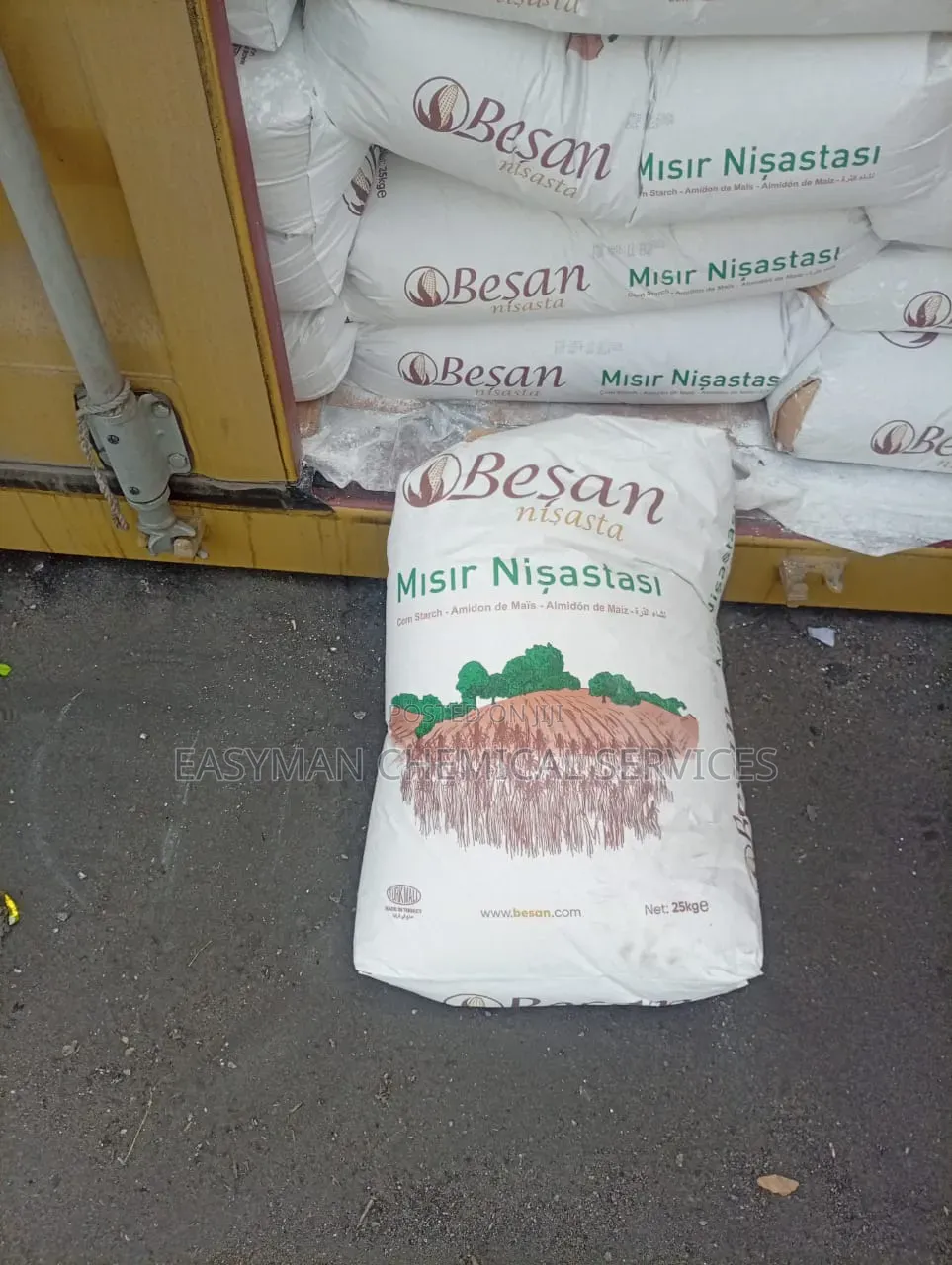 Besan Corn Starch – Premium Turkish Origin, 25kg Bag