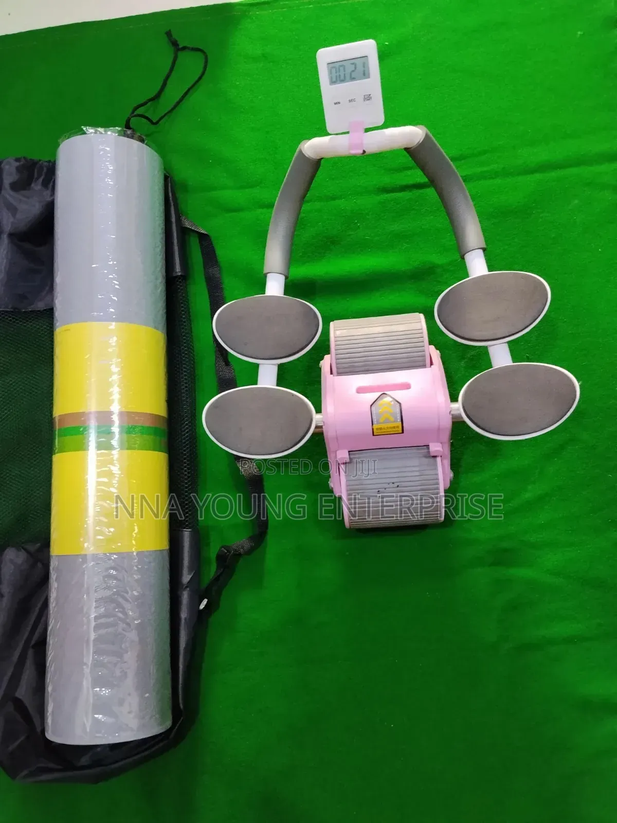 Exercise Mat With Abdominal Wheel